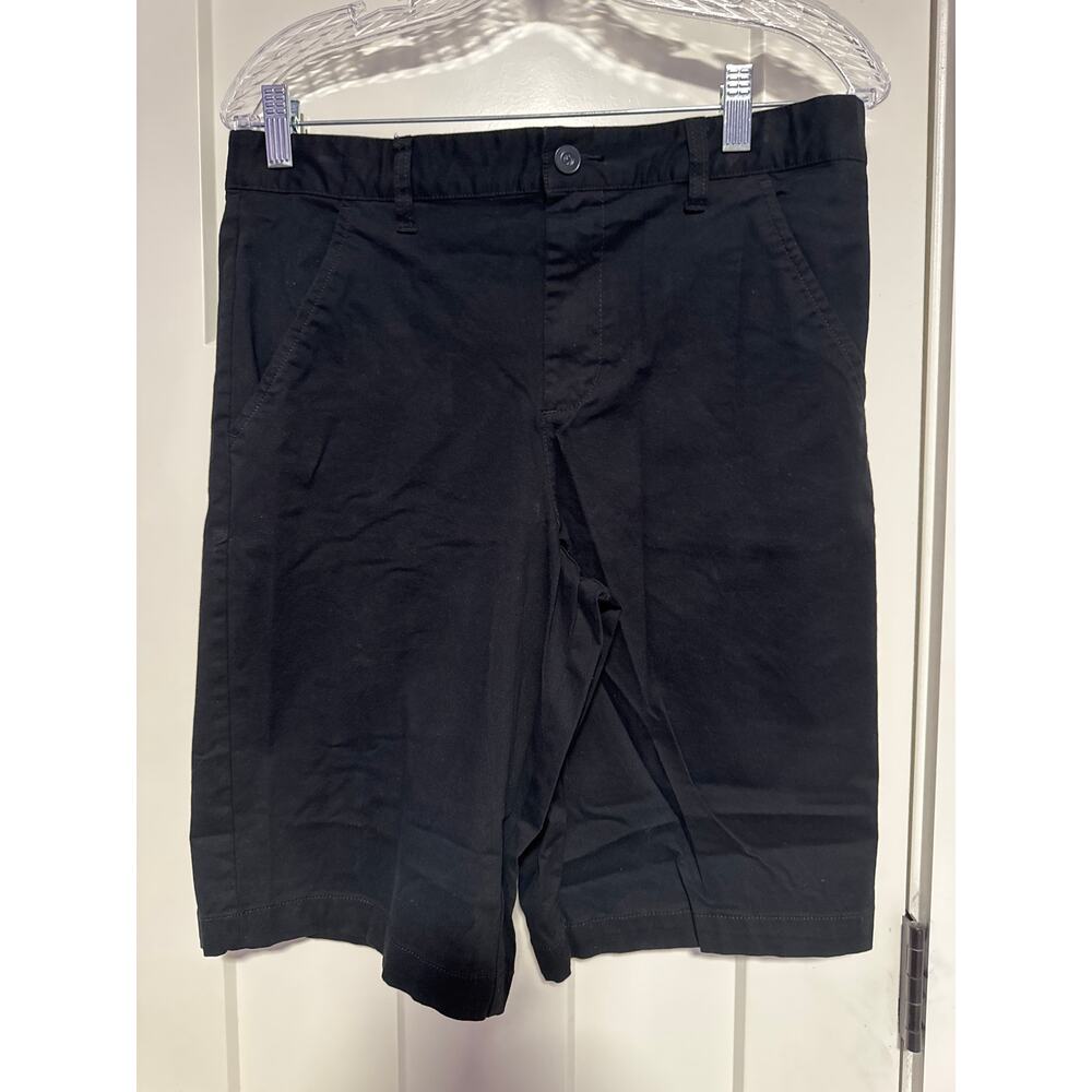 Black boys husky uniform shorts New